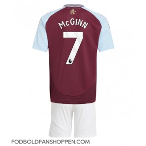 Aston Villa John McGinn #7 Hjemmebanetrøje Børn 2024-25 Kortærmet (+ Korte bukser)